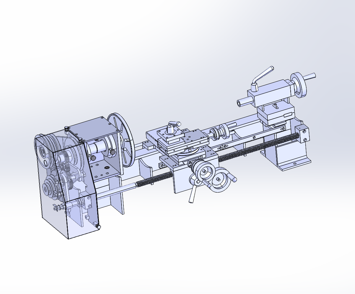 CQ6132台式车床3D模型