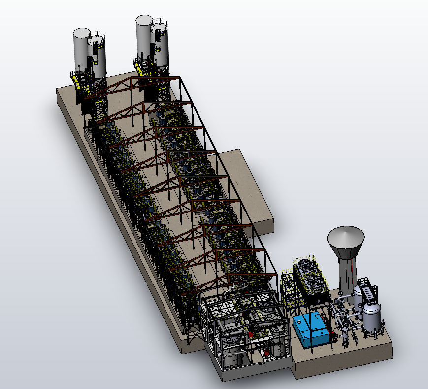 生物降解大型处理产线设计