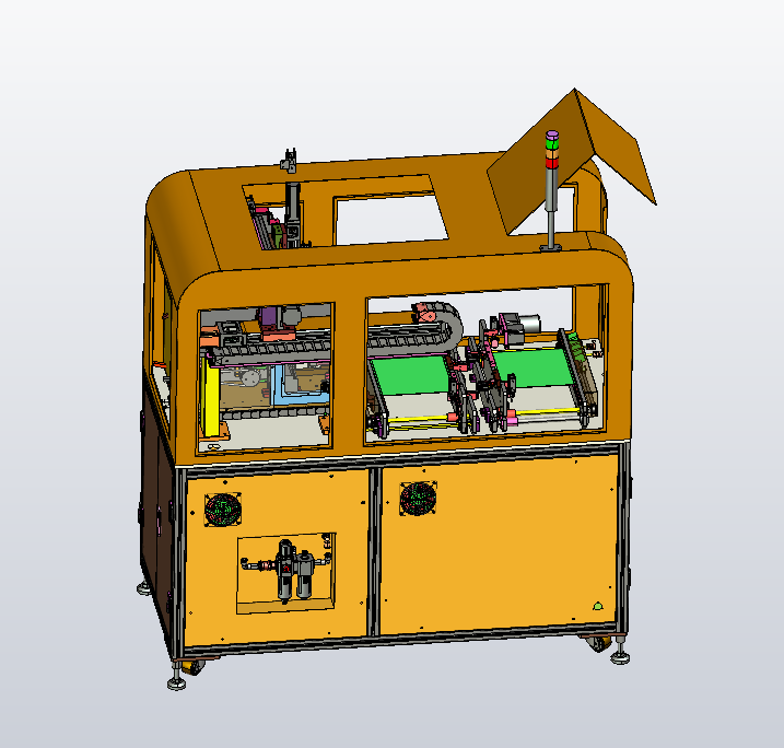 PCB板在线式自动贴条码标签设备