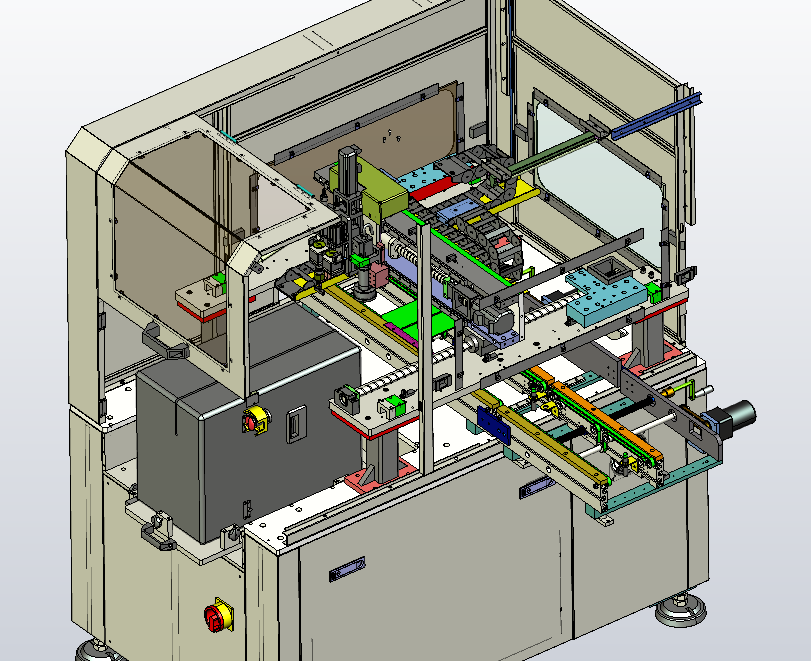 SMT在线式自动贴二维码机（手机PCB板贴条码设备）