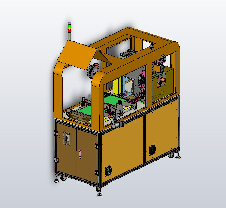 PCB板在线式自动贴条码标签设备