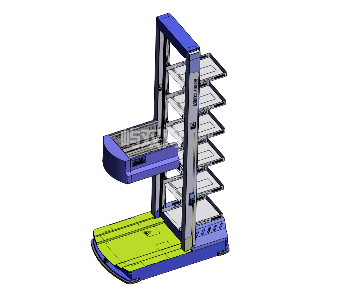多层料箱AGV 三维SW2021带参
