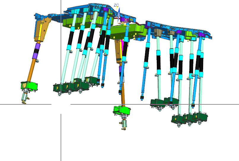 大众汽车机舱管路盖板塑胶模具