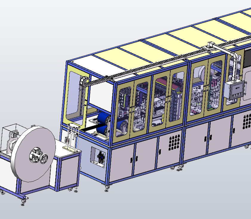 新能源锂电池透气阀极耳生产线