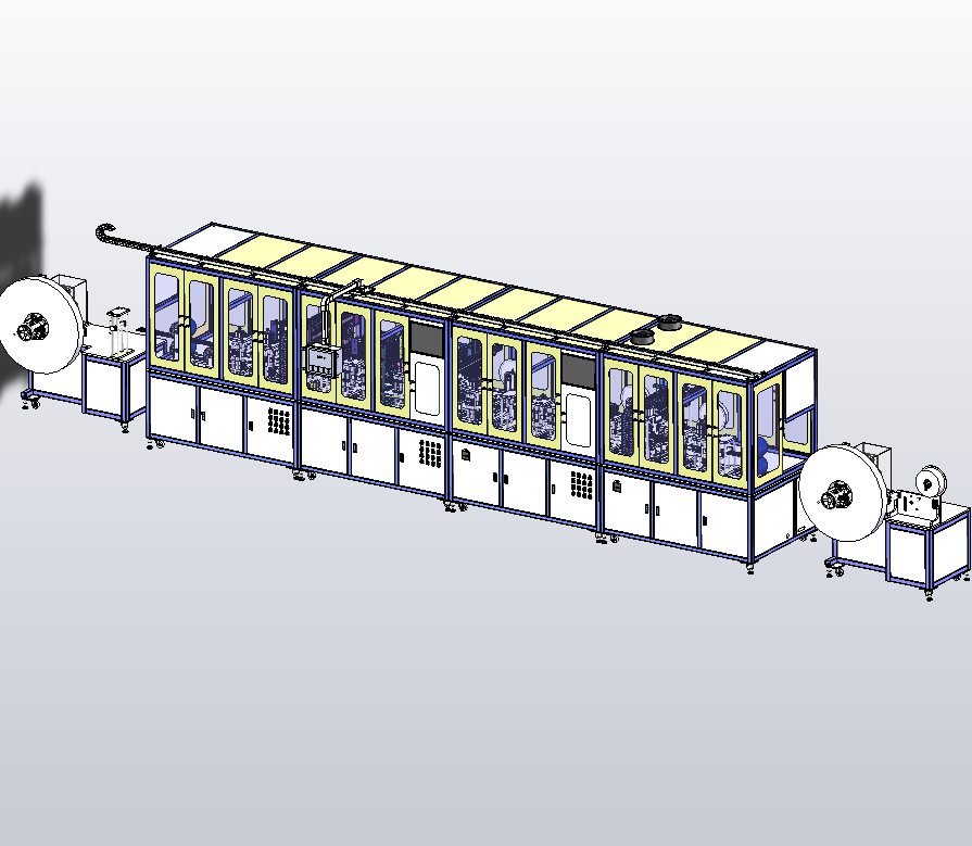 新能源锂电池透气阀极耳生产线