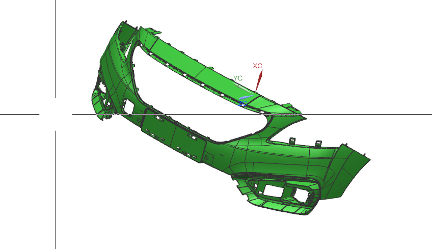 捷达前保险杠塑胶模具