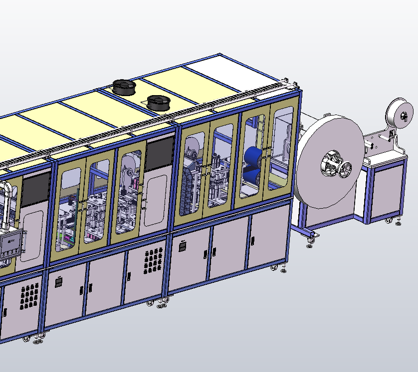 新能源锂电池透气阀极耳生产线