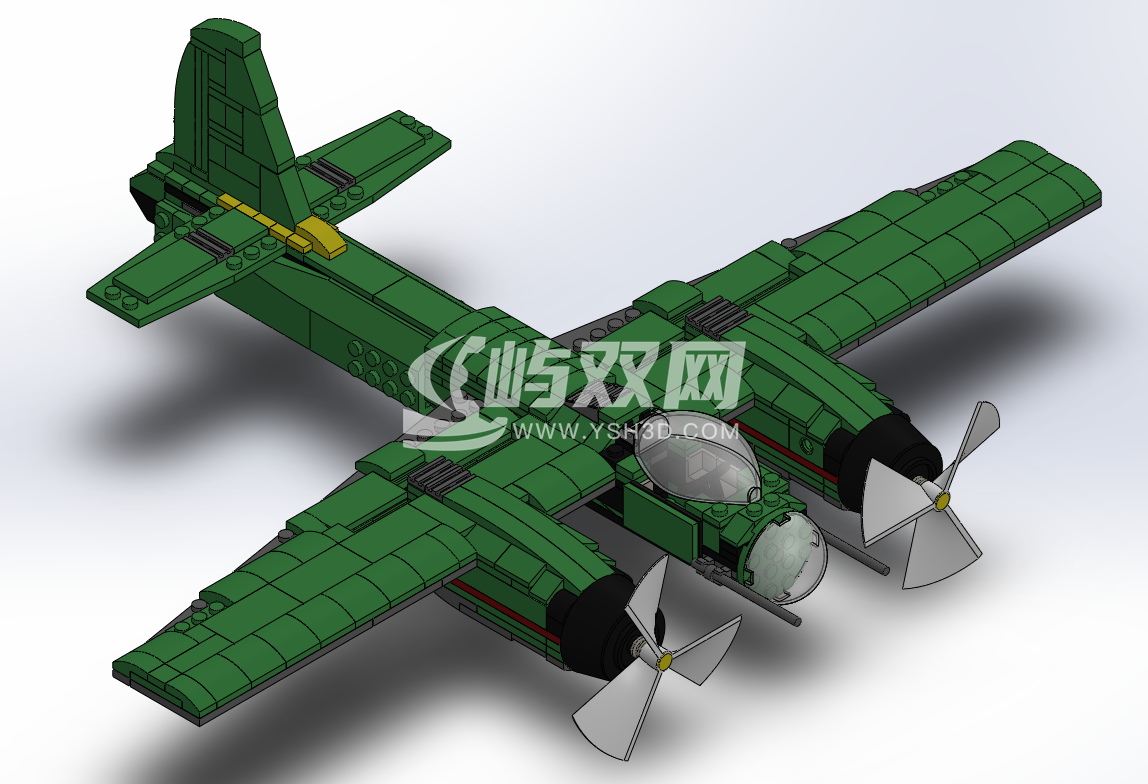 Junkers 88轰炸机拼装玩具模型